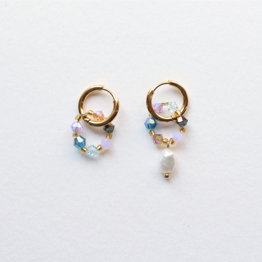 Boucles d'oreilles Fireflies "blé barbelé"