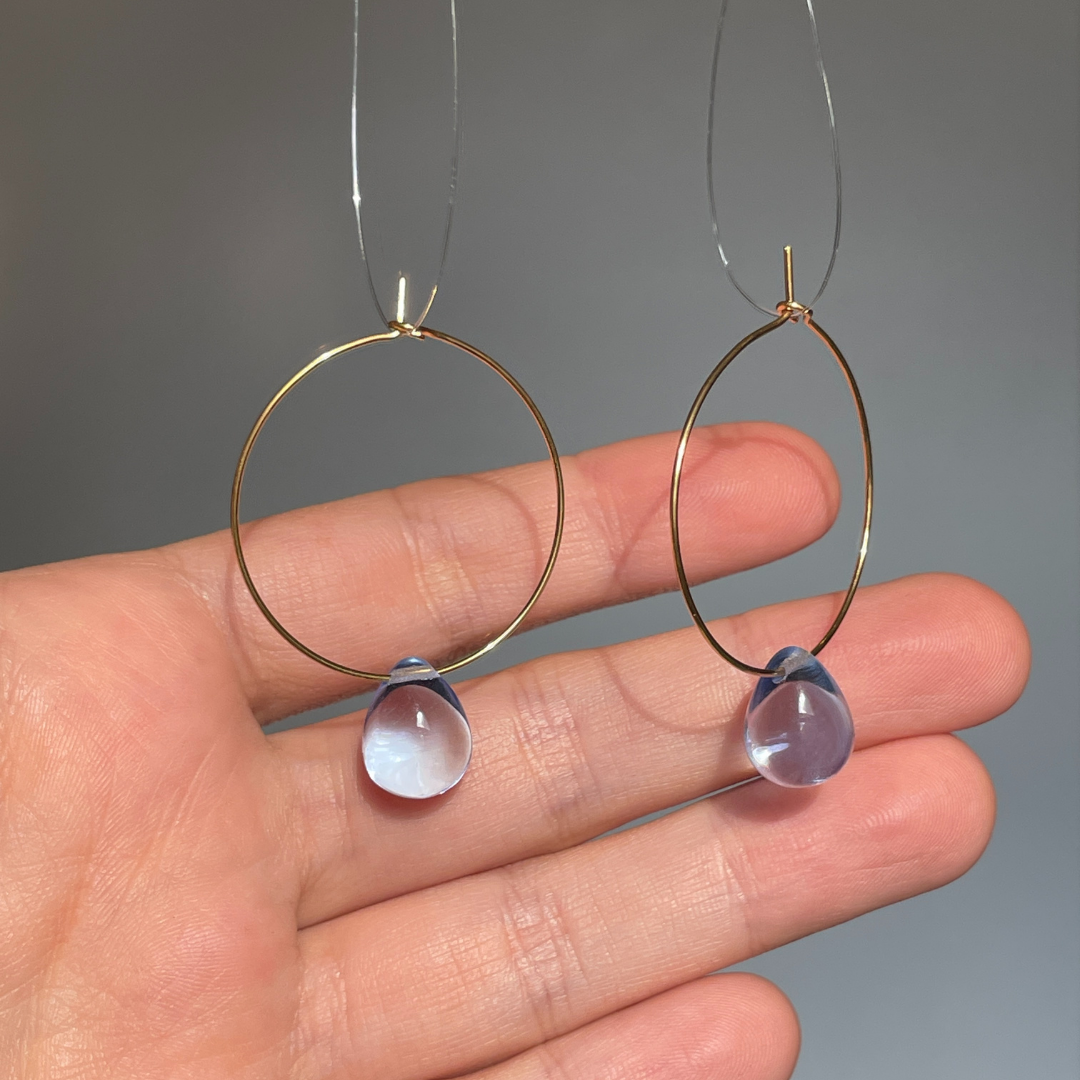 Boucles d'oreilles Blue Drops