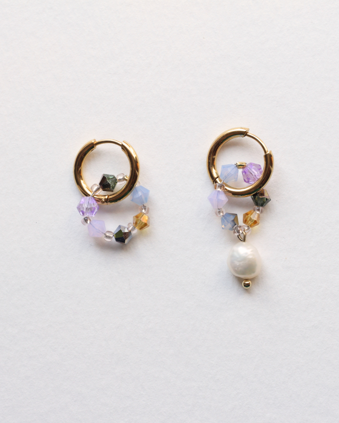 Boucles d'oreilles Fireflies "plastique chic"