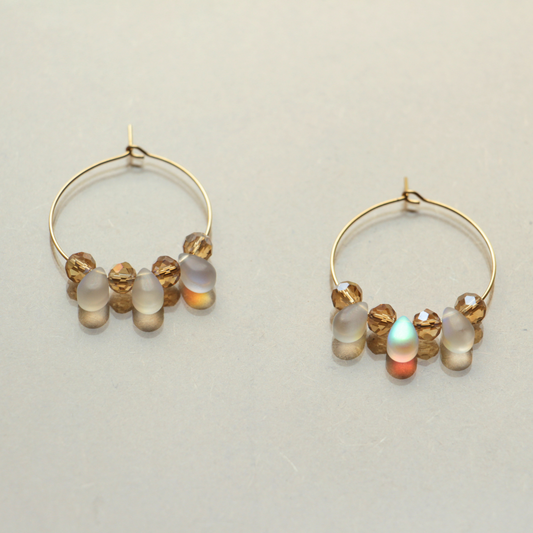 Boucles d'oreilles Golden Drops