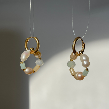 Boucles d'oreilles Water Peach