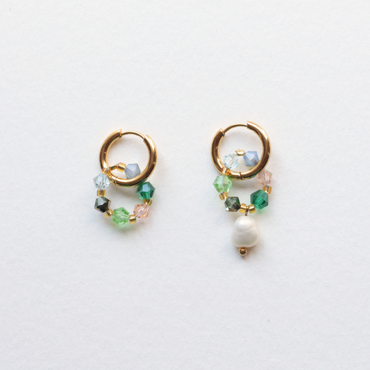 Boucles d'oreilles Fireflies "béton tendre"