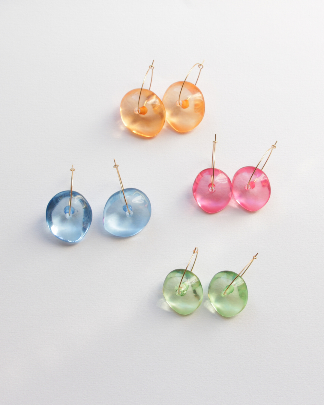 Boucles d'oreilles Starla vertes
