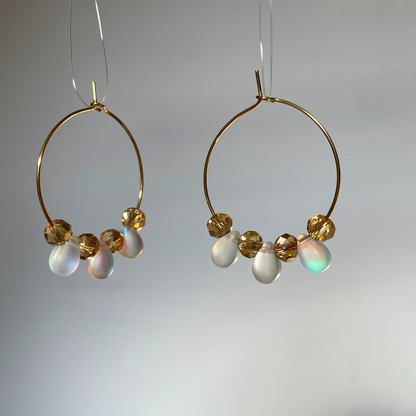 Boucles d'oreilles Golden Drops