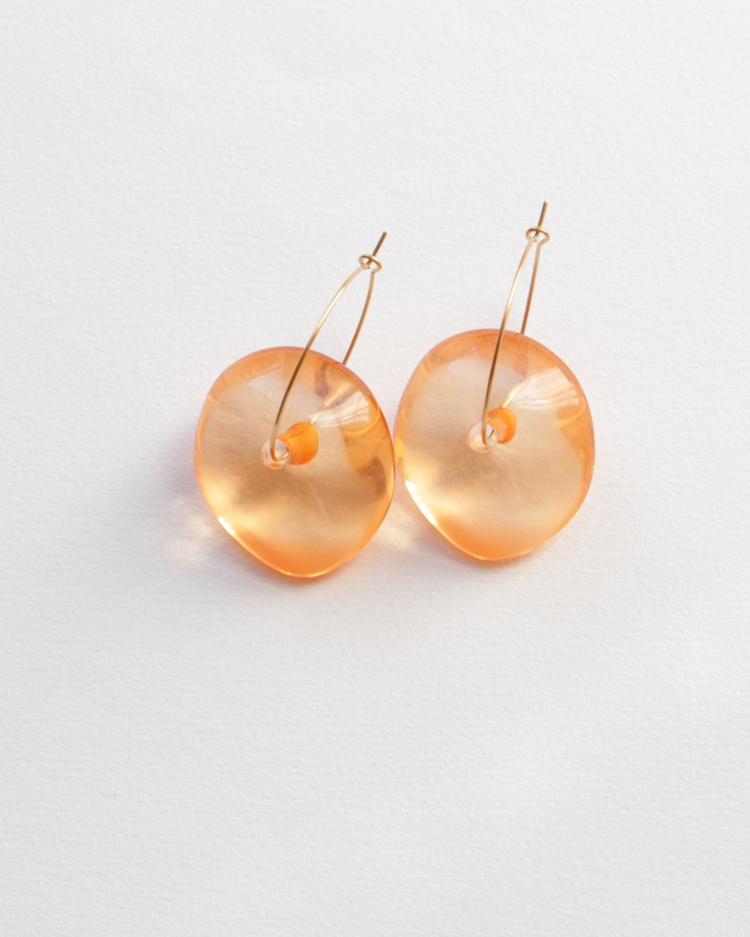 Boucles d'oreilles Starla oranges maxi