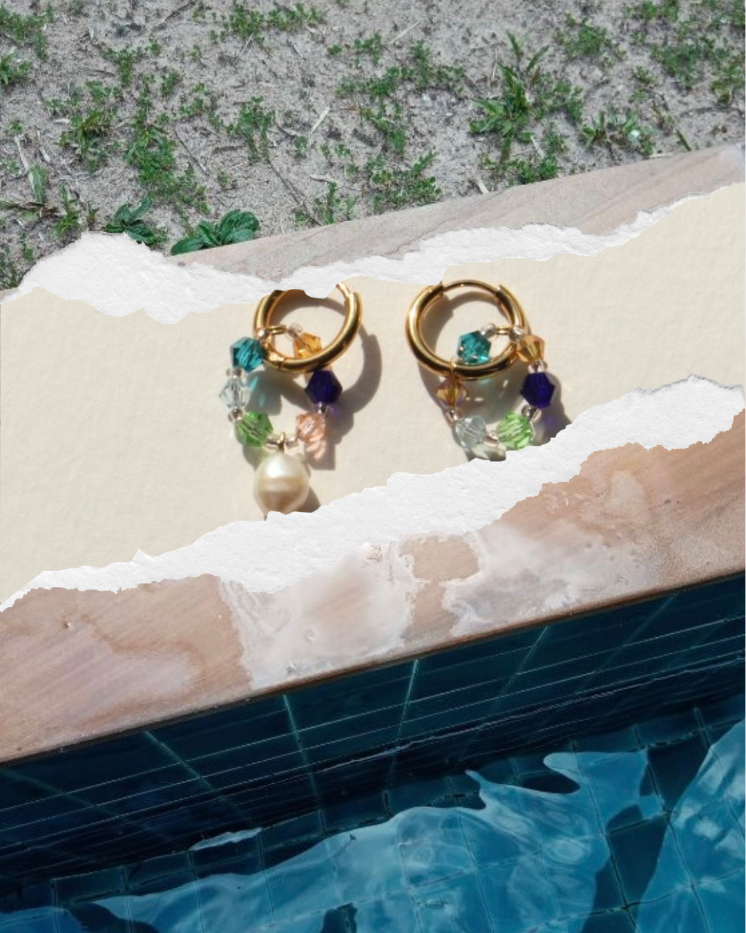 Boucles d'oreilles Fireflies "covid swim"