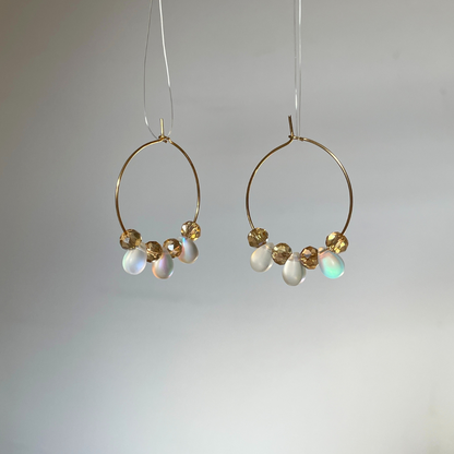 Boucles d'oreilles Golden Drops