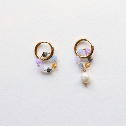 Boucles d'oreilles Fireflies "plastique chic"