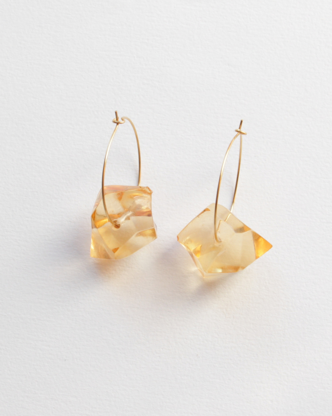 Boucles d'oreilles Rosier oranges