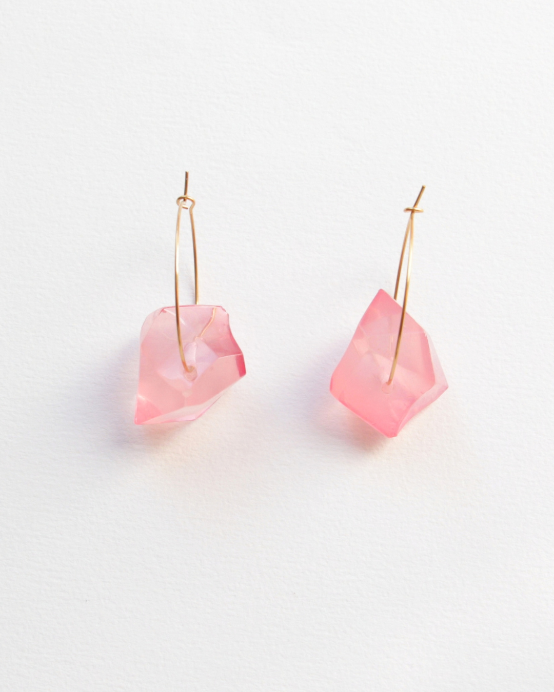 Boucles d'oreilles Rosier roses