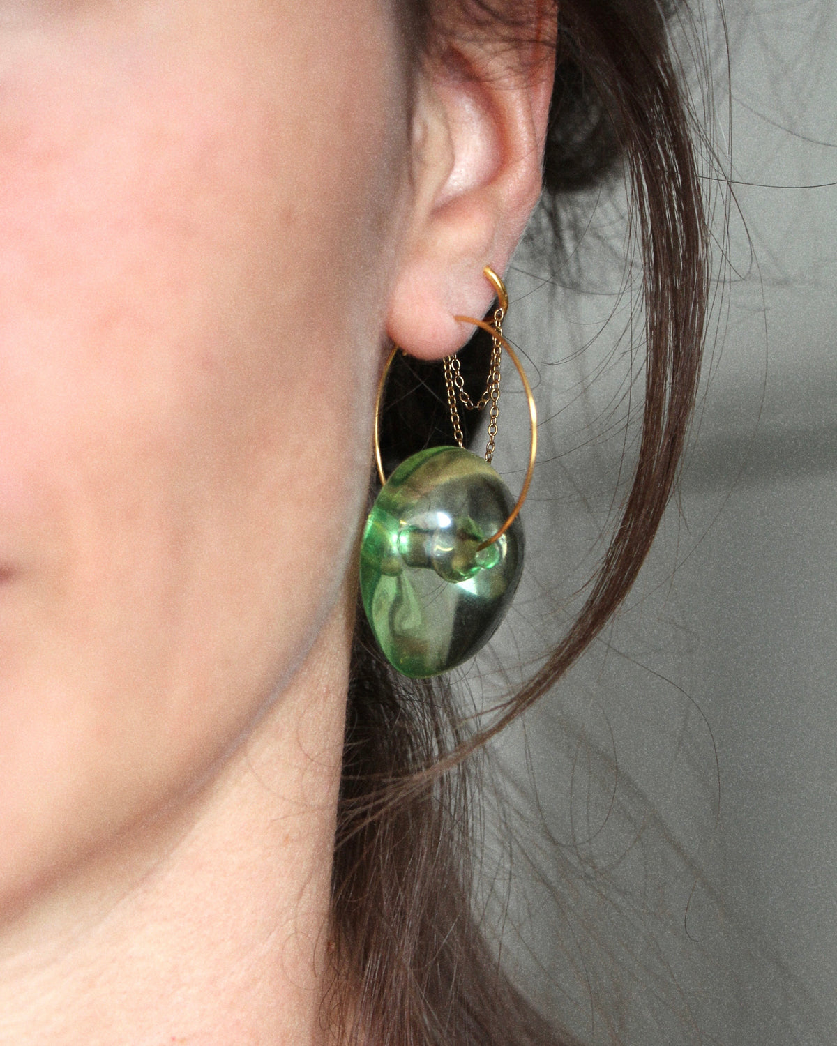Boucles d'oreilles Starla vertes