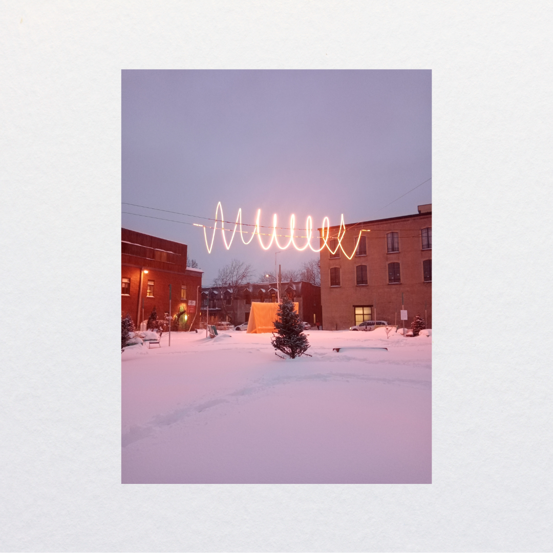 Boucles d'oreilles Fireflies "disco neige"