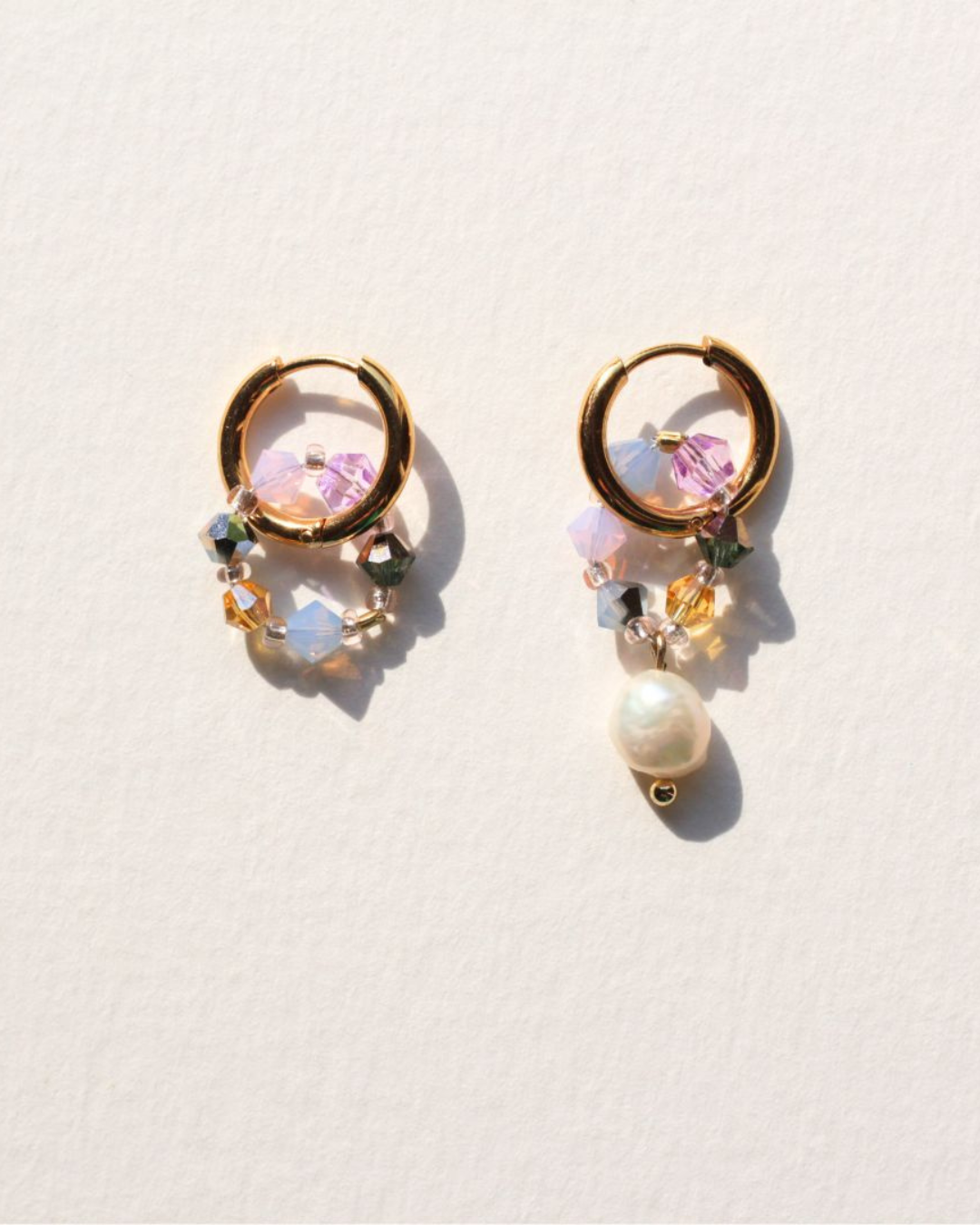 Boucles d'oreilles Fireflies "plastique chic"