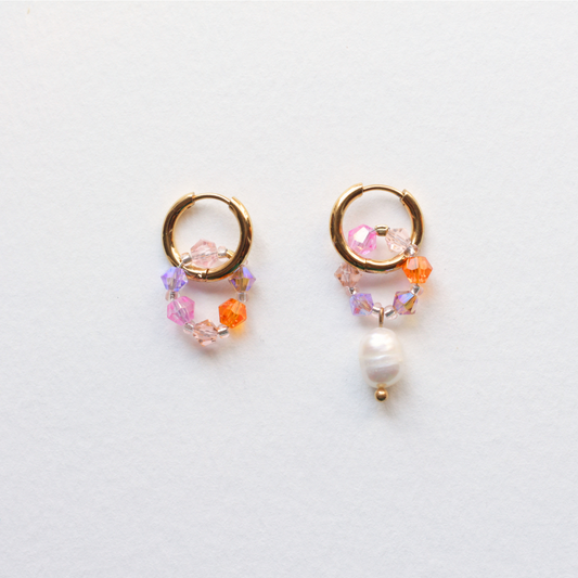 Boucles d'oreilles Fireflies "pulpe acide"
