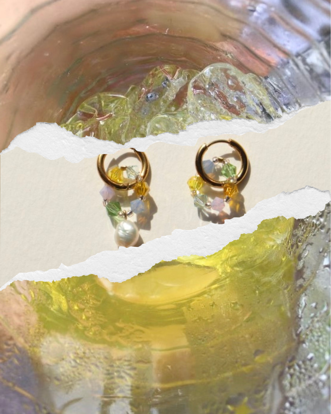 Boucles d'oreilles Fireflies "lemon fever"