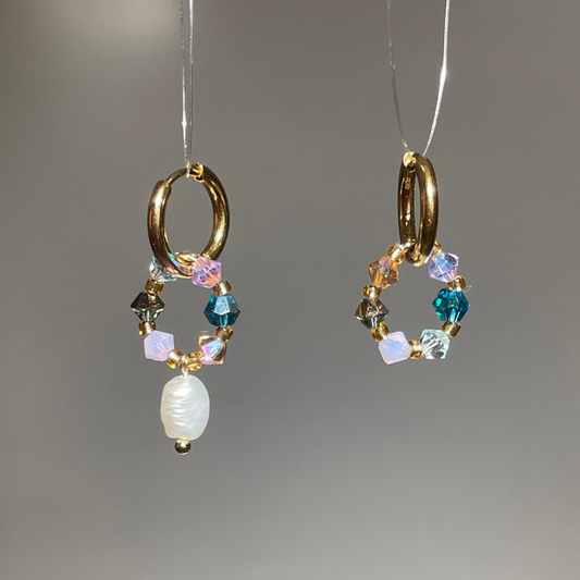 Boucles d'oreilles Fireflies "blé barbelé"