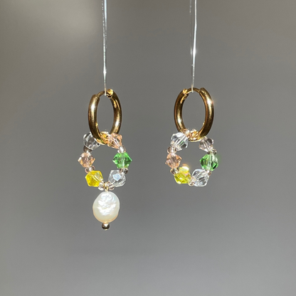 Boucles d'oreilles Fireflies "oeuf doux"