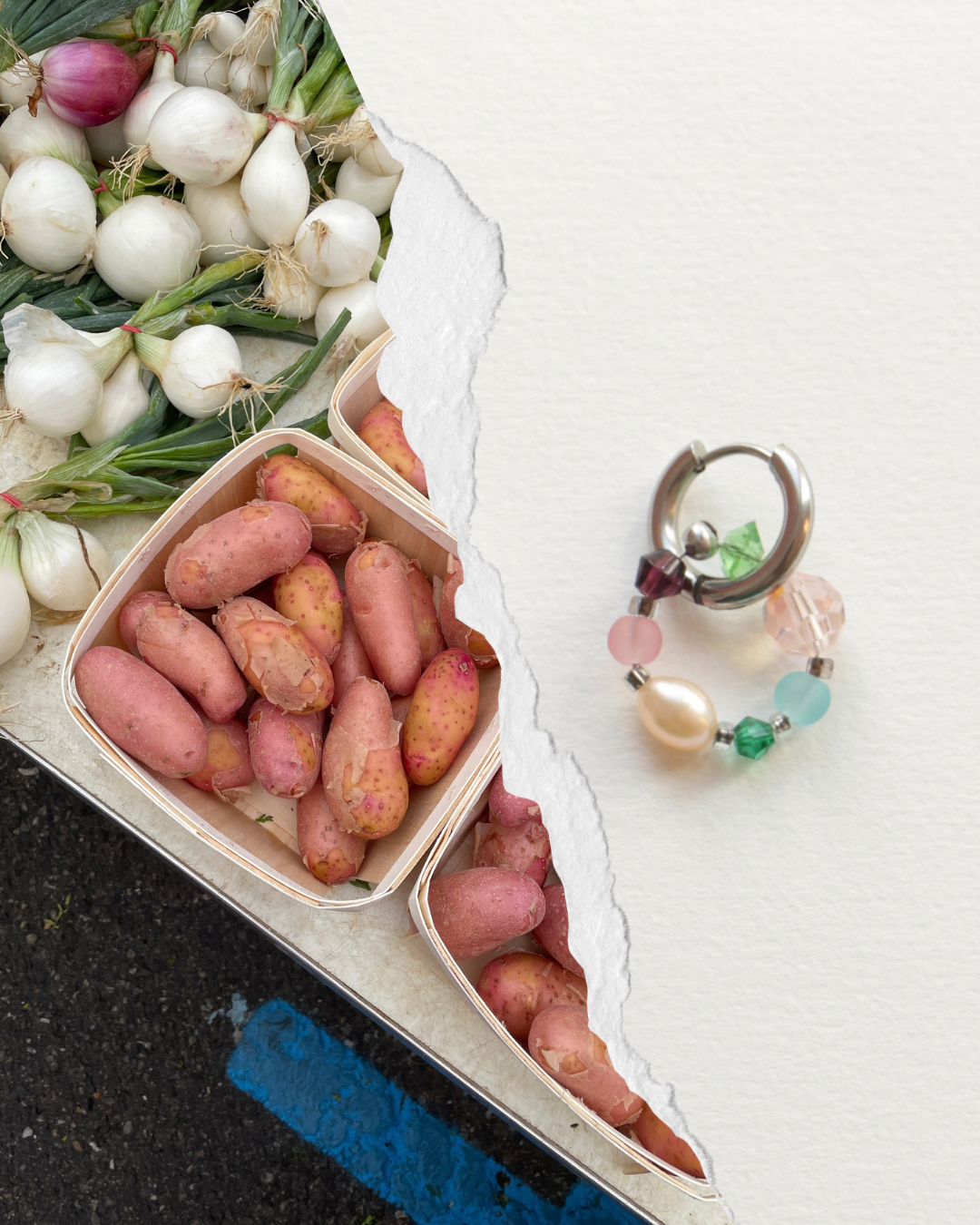 Boucles d'oreilles Marché