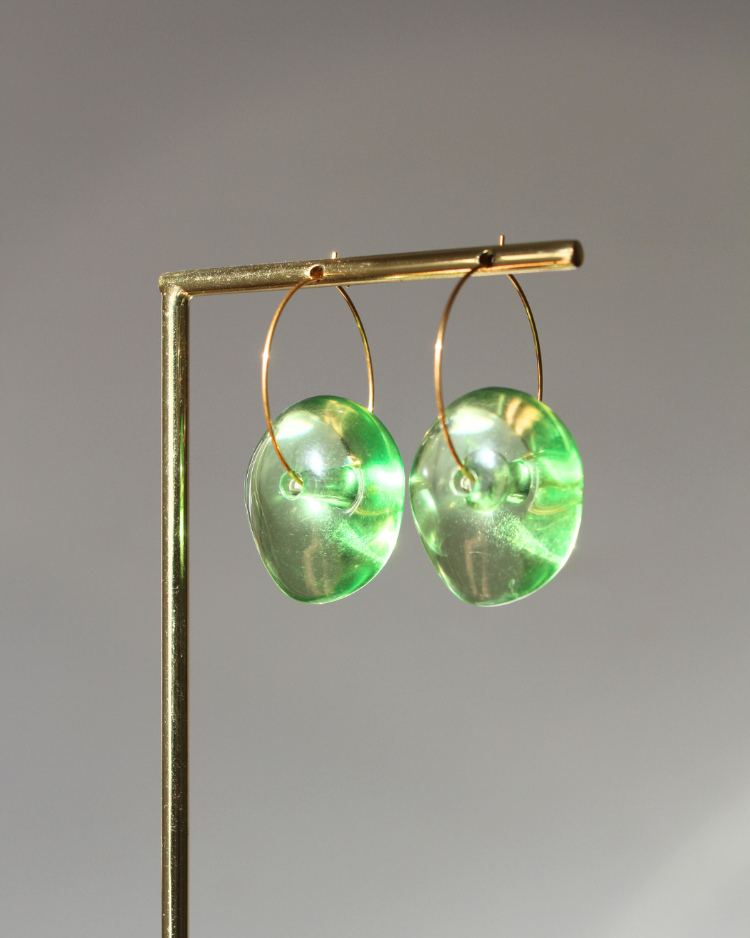 Boucles d'oreilles Starla vertes