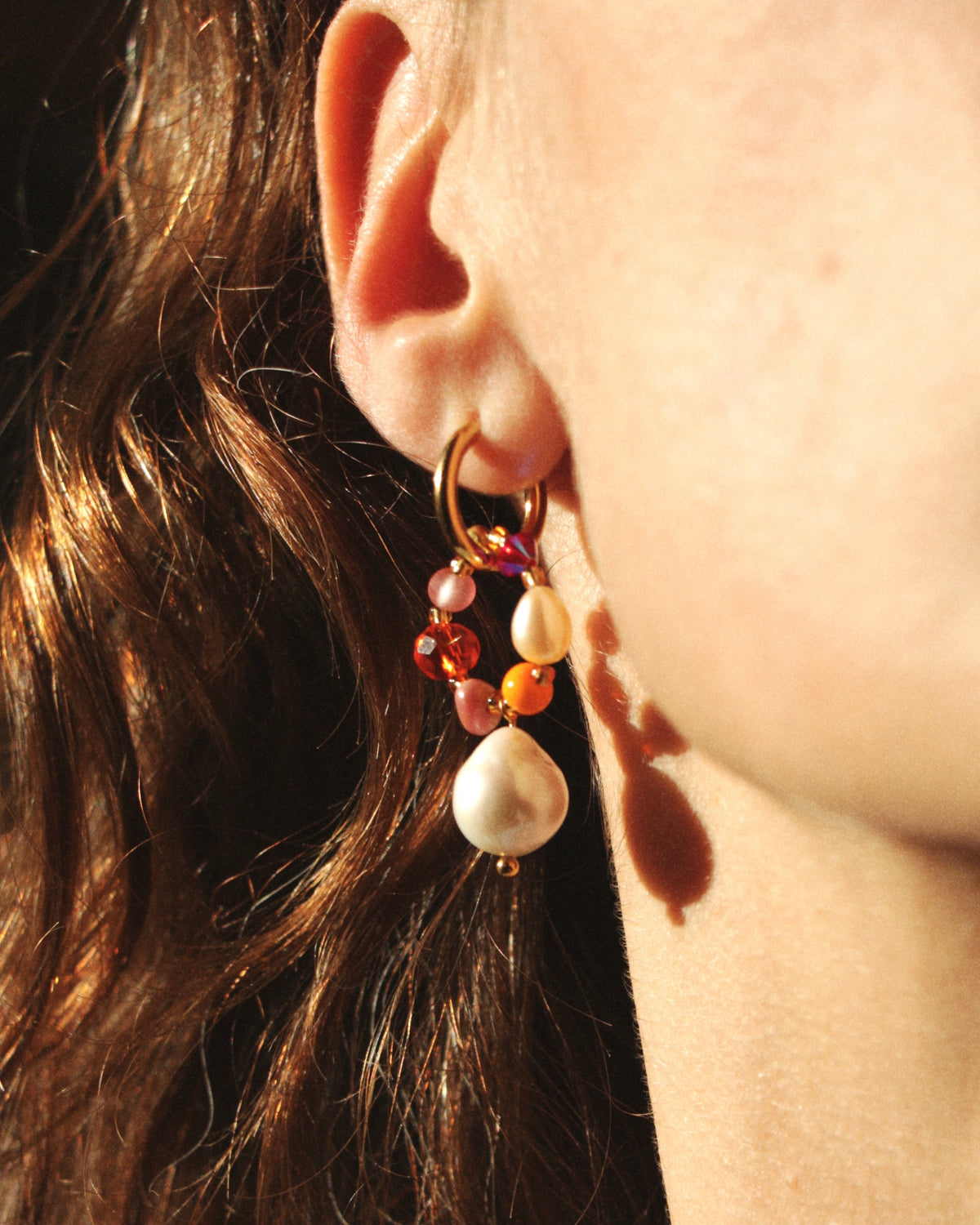 Boucle d'oreille individuelle Calanque