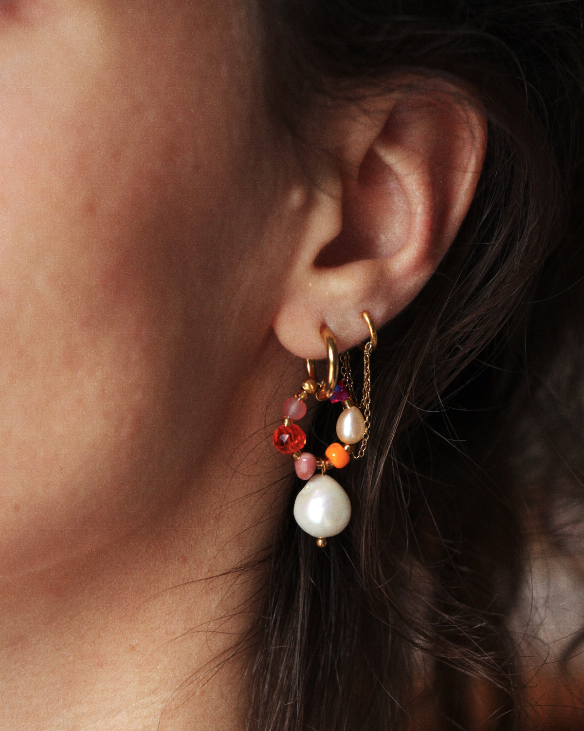 Boucle d'oreille individuelle Calanque