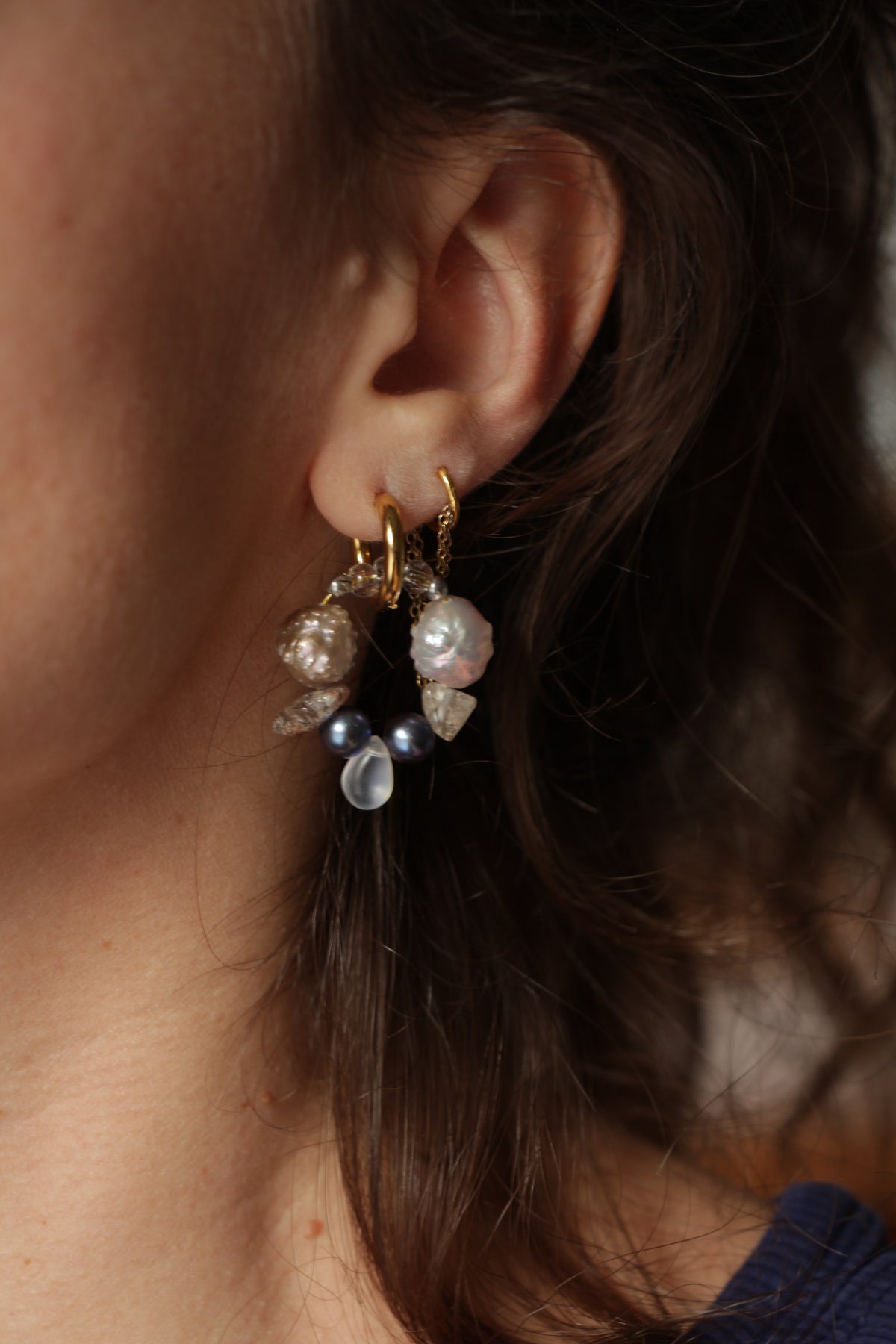 Boucles d'oreilles Mars