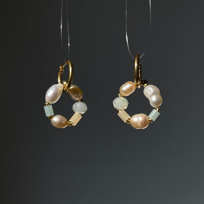 Boucles d'oreilles Water Peach